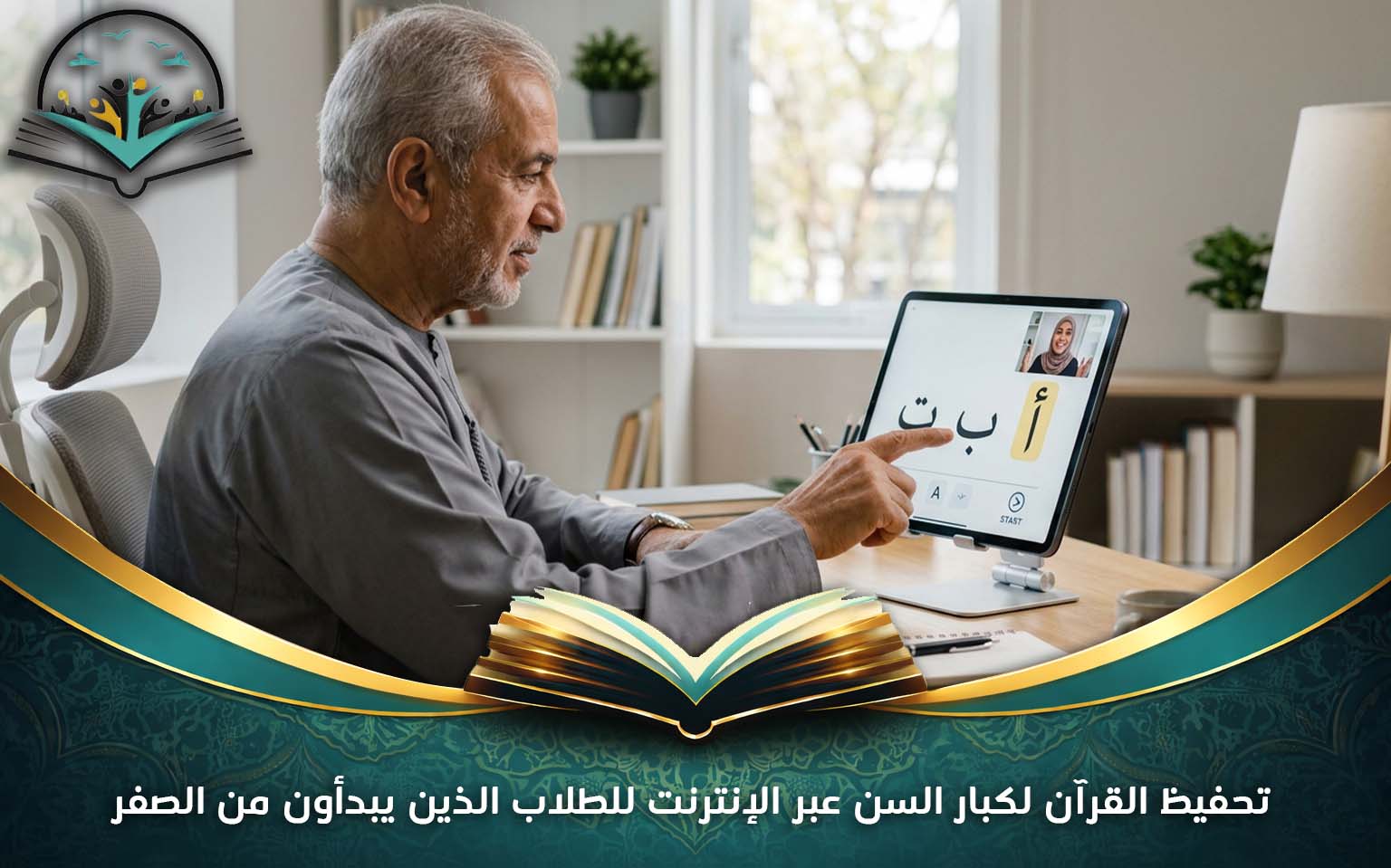 تحفيظ القرآن لكبار السن عبر الإنترنت للطلاب الذين يبدأون من الصفر